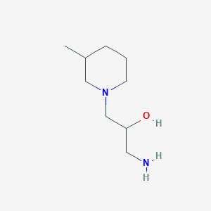 1-Amino-3-(3-methylpiperidin-1-yl)propan-2-ol