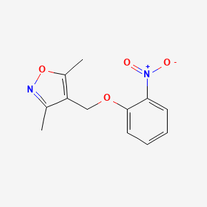 3,5-Dimethyl-4-[(2-nitrophenoxy)methyl]isoxazole