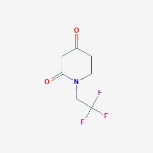 1-(2,2,2-Trifluoroethyl)piperidine-2,4-dione