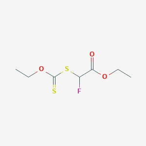 Ethyl 2-[(ethoxymethanethioyl)sulfanyl]-2-fluoroacetate