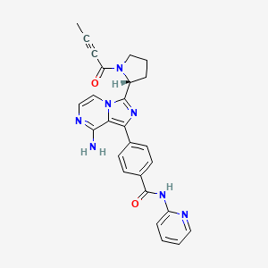 molecular formula C26H23N7O2 B2740804 (R)-Acalabrutinib CAS No. 1952316-43-6