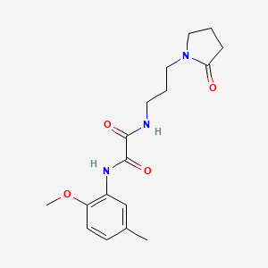 N'-(2-methoxy-5-methylphenyl)-N-[3-(2-oxopyrrolidin-1-yl)propyl]oxamide