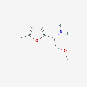 2-Methoxy-1-(5-methylfuran-2-yl)ethan-1-amine