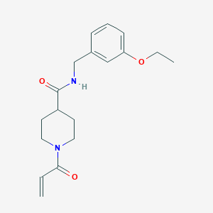 N-[(3-Ethoxyphenyl)methyl]-1-prop-2-enoylpiperidine-4-carboxamide