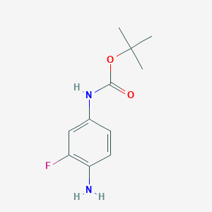 tert-Butyl (4-amino-3-fluorophenyl)carbamate