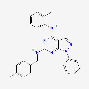 N~6~-(4-methylbenzyl)-N~4~-(2-methylphenyl)-1-phenyl-1H-pyrazolo[3,4-d]pyrimidine-4,6-diamine