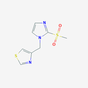 4-[(2-Methylsulfonylimidazol-1-yl)methyl]-1,3-thiazole