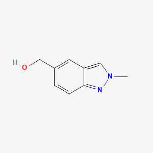 molecular formula C9H10N2O B2740876 (2-Methyl-2H-indazol-5-yl)methanol CAS No. 115951-15-0; 1159511-52-0