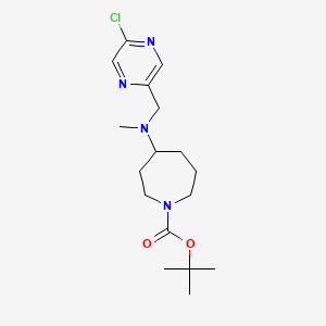 Tert-butyl 4-[(5-chloropyrazin-2-yl)methyl-methylamino]azepane-1-carboxylate