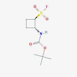 Tert-butyl N-[(1R,2R)-2-fluorosulfonylcyclobutyl]carbamate