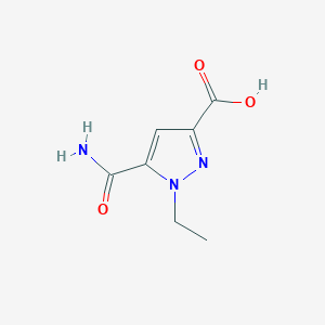 5-Carbamoyl-1-ethylpyrazole-3-carboxylic acid