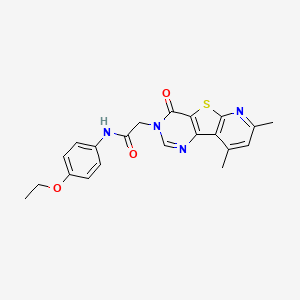 2-(7,9-dimethyl-4-oxopyrido[3',2':4,5]thieno[3,2-d]pyrimidin-3(4H)-yl)-N-(4-ethoxyphenyl)acetamide