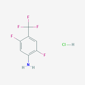2,5-Difluoro-4-(trifluoromethyl)aniline;hydrochloride