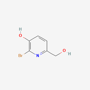 2-Bromo-6-(hydroxymethyl)-3-pyridinol