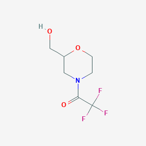 2,2,2-Trifluoro-1-[2-(hydroxymethyl)morpholin-4-yl]ethanone
