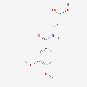 3-(3,4-Dimethoxybenzamido)propanoic acid