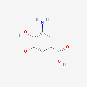 3-Amino-4-hydroxy-5-methoxybenzoic acid