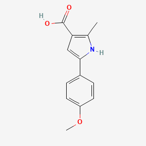 5-(4-Methoxyphenyl)-2-methyl-1H-pyrrole-3-carboxylic acid