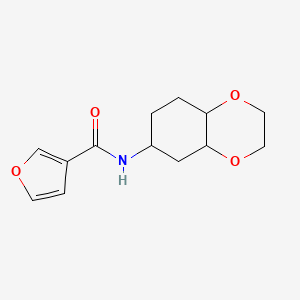 N-(octahydrobenzo[b][1,4]dioxin-6-yl)furan-3-carboxamide
