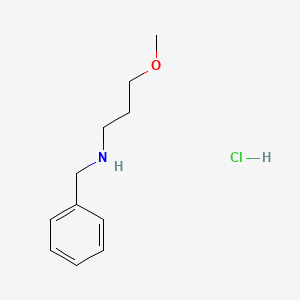 molecular formula C11H18ClNO B2741079 N-Benzyl-3-methoxy-1-propanamine hydrochloride CAS No. 1158456-03-1