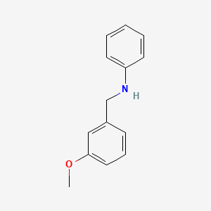 molecular formula C14H15NO B2741090 N-(3-Methoxybenzyl)aniline CAS No. 81308-21-6
