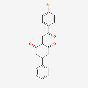 2-(2-(4-Bromophenyl)-2-oxoethyl)-5-phenylcyclohexane-1,3-dione