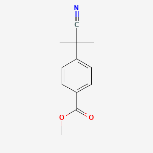 molecular formula C12H13NO2 B2741148 Methyl 4-(2-cyanopropan-2-yl)benzoate CAS No. 129488-73-9