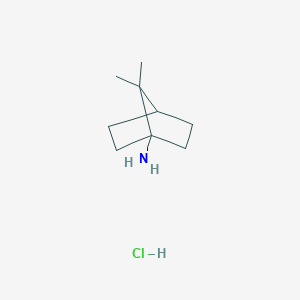 molecular formula C9H18ClN B2741189 7,7-Dimethylbicyclo[2.2.1]heptan-1-amine hydrochloride CAS No. 856355-44-7