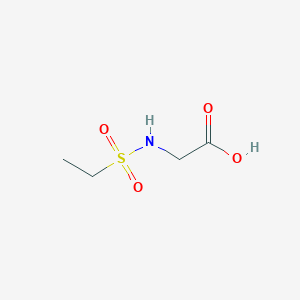 molecular formula C4H9NO4S B2741200 [(Ethylsulfonyl)amino]acetic acid CAS No. 923176-95-8
