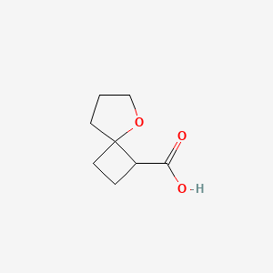 molecular formula C8H12O3 B2741286 5-Oxaspiro[3.4]octane-3-carboxylic acid CAS No. 2309467-97-6