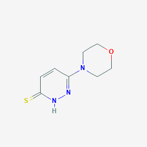 molecular formula C8H11N3OS B274131 6-(4-morpholinyl)-3(2H)-pyridazinethione 