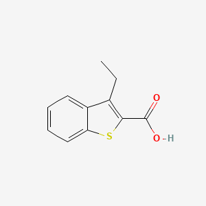 molecular formula C11H10O2S B2741327 3-Ethyl-1-benzothiophene-2-carboxylic acid CAS No. 27508-24-3