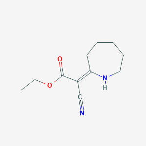 ethyl (2E)-azepan-2-ylidene(cyano)ethanoate