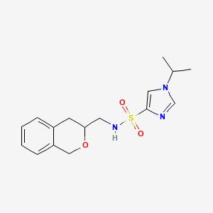 N-(isochroman-3-ylmethyl)-1-isopropyl-1H-imidazole-4-sulfonamide