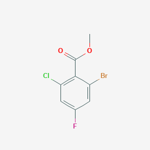 B2741382 Methyl 2-bromo-6-chloro-4-fluorobenzoate CAS No. 1695489-54-3; 1807003-26-4