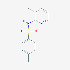 molecular formula C13H14N2O2S B274140 Benzenesulfonamide, 4-methyl-N-(3-methyl-2-pyridinyl)- CAS No. 346696-65-9