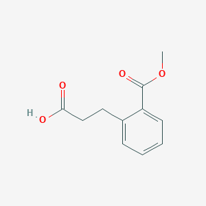 molecular formula C11H12O4 B2741405 3-(2-(Methoxycarbonyl)phenyl)propanoic acid CAS No. 81329-74-0