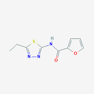 molecular formula C9H9N3O2S B2741408 N-(5-ethyl-1,3,4-thiadiazol-2-yl)furan-2-carboxamide CAS No. 313535-89-6
