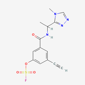 3-[1-[(3-Ethynyl-5-fluorosulfonyloxybenzoyl)amino]ethyl]-4-methyl-1,2,4-triazole