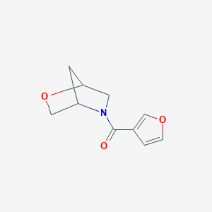 2-Oxa-5-azabicyclo[2.2.1]heptan-5-yl(furan-3-yl)methanone