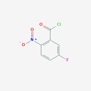 molecular formula C7H3ClFNO3 B2741607 5-Fluoro-2-nitrobenzoyl chloride CAS No. 394-02-5