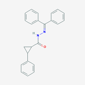 molecular formula C23H20N2O B274167 N'-(diphenylmethylene)-2-phenylcyclopropanecarbohydrazide 