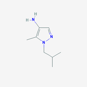 5-methyl-1-(2-methylpropyl)-1H-pyrazol-4-amine