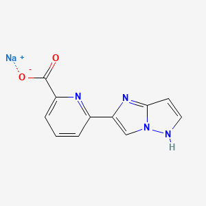 Sodium;6-(5H-imidazo[1,2-b]pyrazol-2-yl)pyridine-2-carboxylate