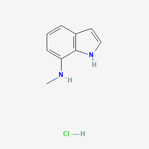 molecular formula C9H11ClN2 B2741848 N-methyl-1H-indol-7-amine hydrochloride CAS No. 2060033-76-1