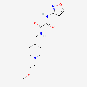 B2741884 N1-(isoxazol-3-yl)-N2-((1-(2-methoxyethyl)piperidin-4-yl)methyl)oxalamide CAS No. 953199-19-4