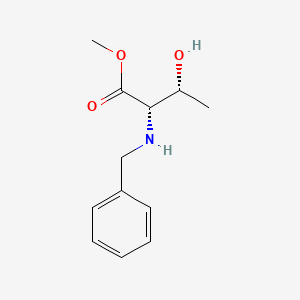 molecular formula C12H17NO3 B2741912 methyl (2S,3R)-2-(benzylamino)-3-hydroxybutanoate CAS No. 167423-97-4