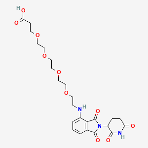 molecular formula C24H31N3O10 B2741950 Pomalidomide-PEG4-COOH CAS No. 2138440-81-8