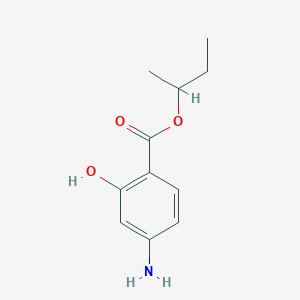 molecular formula C11H15NO3 B027420 sec-Butyl p-aminosalicylate CAS No. 102338-91-0