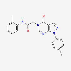 N-(2-methylphenyl)-2-[1-(4-methylphenyl)-4-oxopyrazolo[3,4-d]pyrimidin-5-yl]acetamide